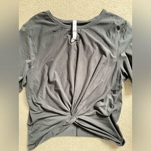 Lululemon front cross knot shirt